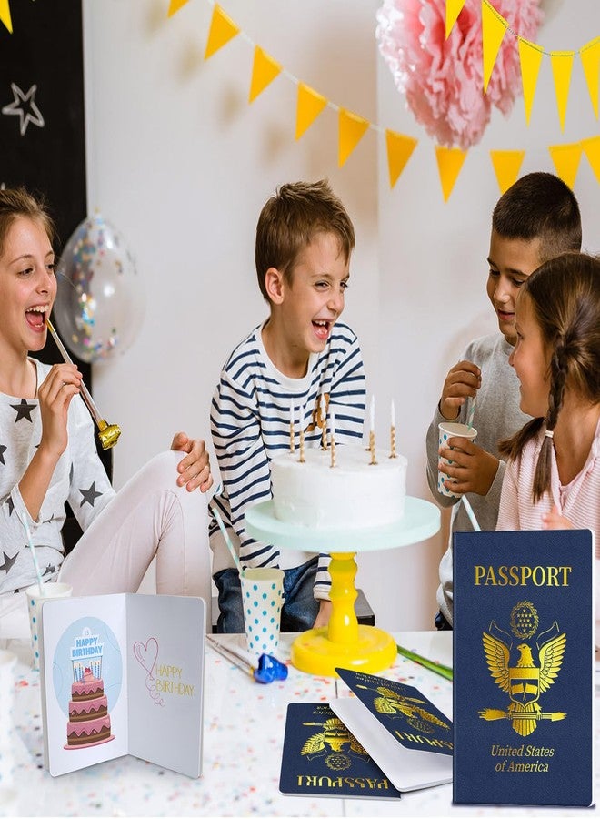 مجموعة كينبورغ من 110 دفاتر جواز سفر فارغة، دفاتر جواز سفر وهمية للأطفال، دفتر يوميات سفر، مقاس 4 × 5.5 بوصة، دفتر جواز سفر فارغ، مناسب لأنشطة السفر حول العالم، مشاريع مدرسية، هدايا حفلات ذات طابع خاص. - Image 5